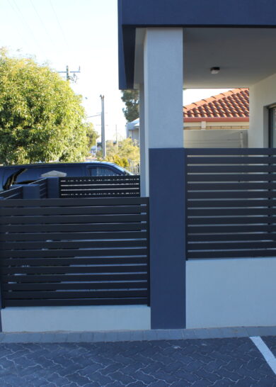 Woodview fence residential 01 by balustrade design